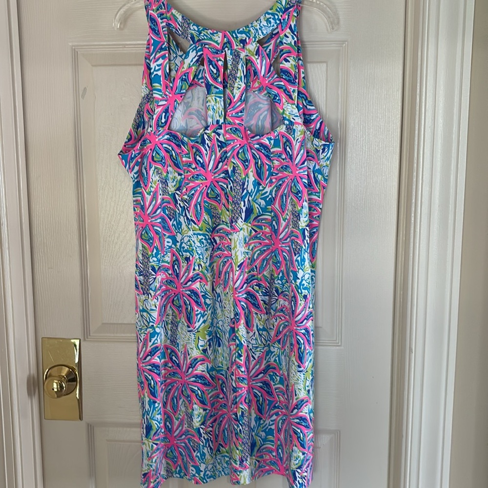 LULU-B CUTOUT FLORAL DRESS - Picture 6 of 9